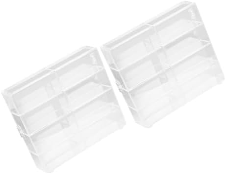 Homoyoyo 2pcs Compartment Display Case for Collectibles and Car Models