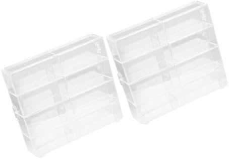 2pcs Display Case for Model Cars and Collectibles Organizer