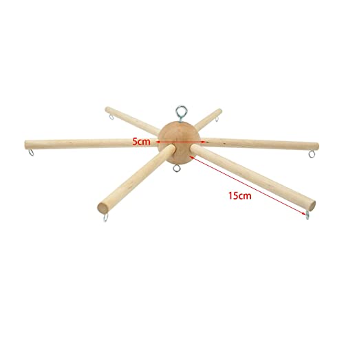 Wooden Mobile Frame Kit for Baby Room Decor