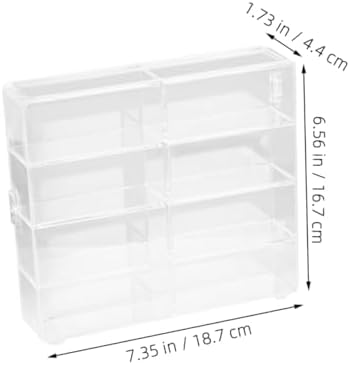2pcs Wall-Mounted Display Case for Collectibles