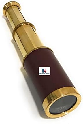 NauticalMart Brass Telescope with Wooden Box