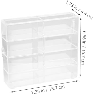 GANAZONO Car Model Storage Box Display Case 2 Pack