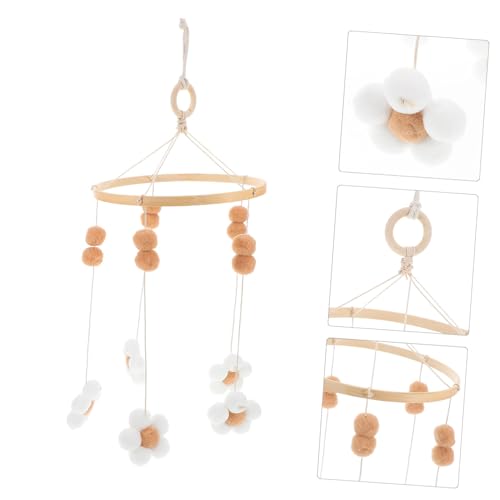 Yardwe Flower Crib Mobile Boho Decor for Nursery