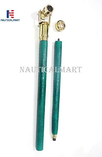 Nautical Collectible Brass Telescope Walking Stick