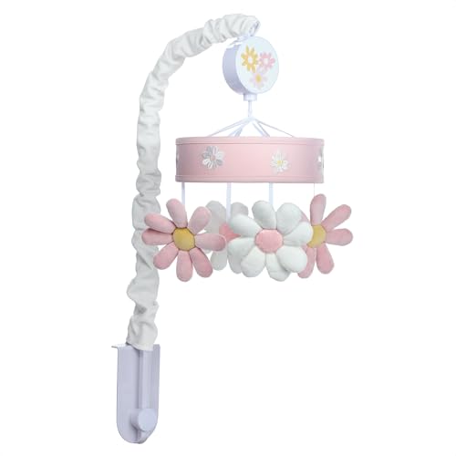 Lambs And Ivy Daisy Dreams Musical Baby Crib Mobile Soother Toy