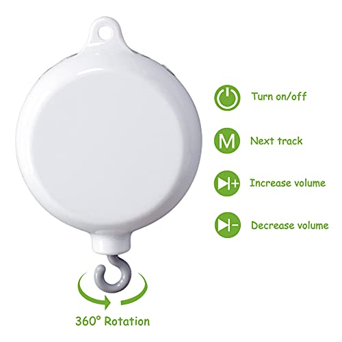Musical Baby Crib Mobile with Arm Holder
