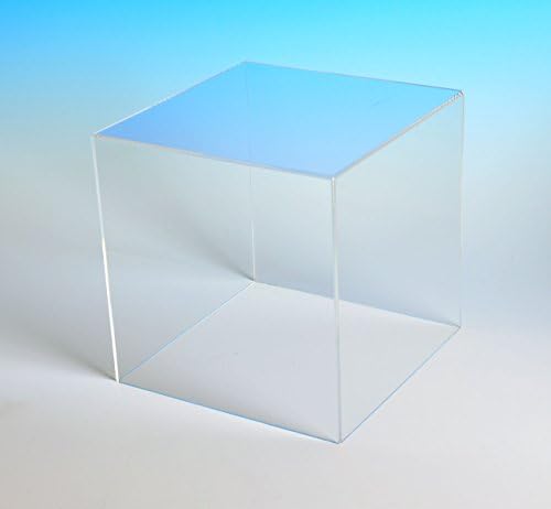 Acrylic Display Box 10x10x10 Inches One Piece by Jule-Art