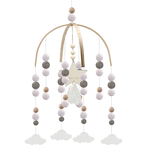 Cloud Crib Mobile - Handmade Baby Decor