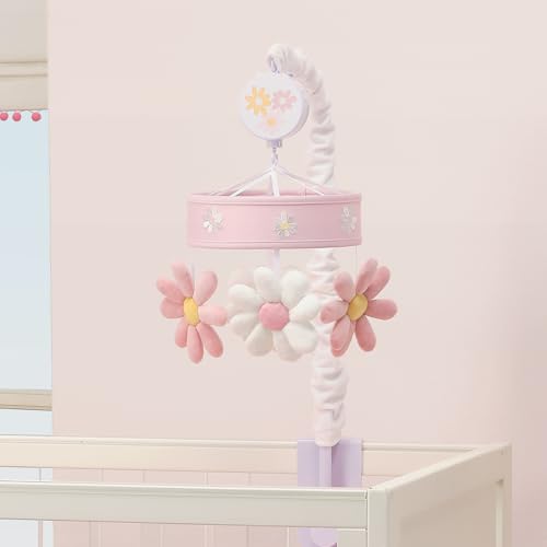 Lambs And Ivy Daisy Dreams Musical Baby Crib Mobile Soother Toy