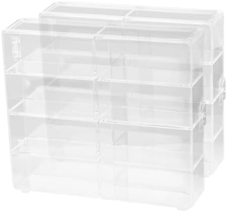 Homoyoyo 2pcs Wall-Mounted Display Case for Collectibles