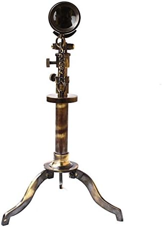 Vintage Brass Telescope with Extendable Tripod