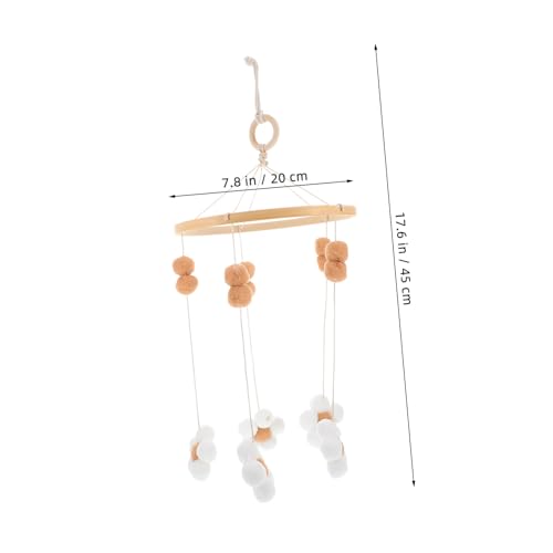 Yardwe Flower Crib Mobile Boho Decor for Nursery