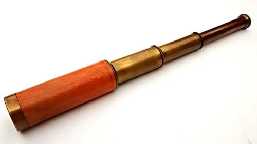 15 Inch Brass Pullout Telescope with Antique Nautical Look