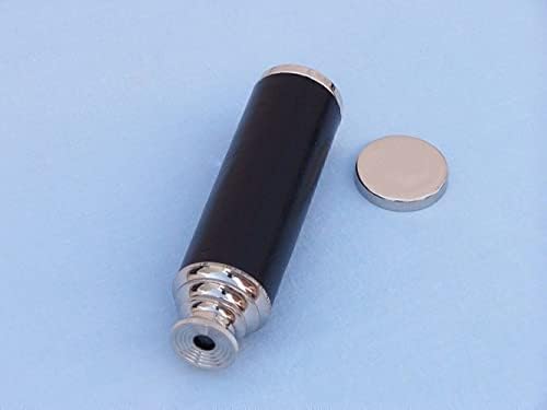 Hampton Nautical Captains Spyglass Telescope with Black Rosewood Box