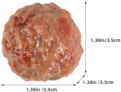 Abaodam Artificial Beef Meatballs 6pcs Play Food Decoration