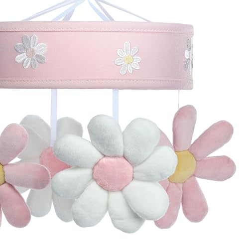 Lambs And Ivy Daisy Dreams Musical Baby Crib Mobile Soother Toy