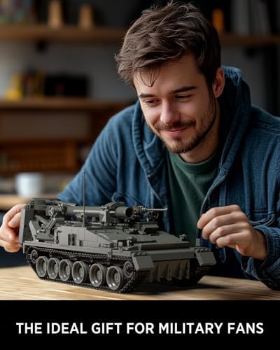 Nifeliz 2S4 Military Tank Building Model Set for Adults