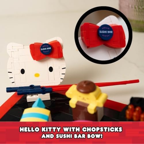 Hello Kitty Sushi Bar Building Kit 383 Pieces