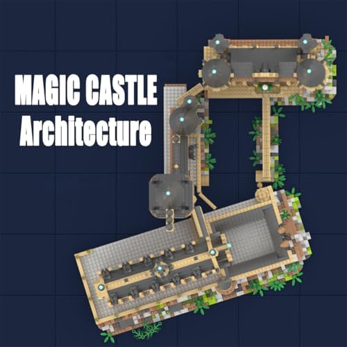 Architecture Harry Castle Micro Building Blocks Set 5400PCS
