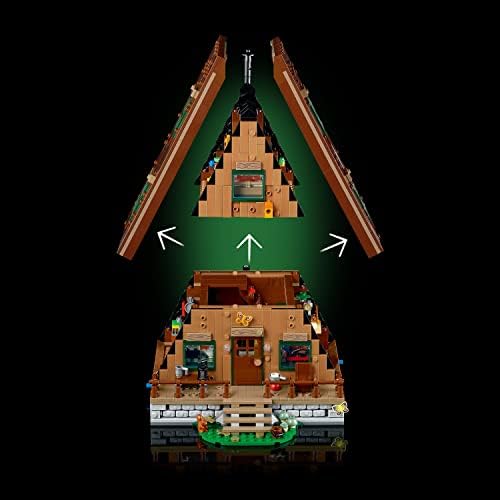 LEGO Ideas A-Frame Cabin 21338 Display Set