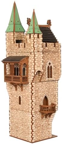 The Great Tower P Medieval Castle DIY Wooden Building Kit