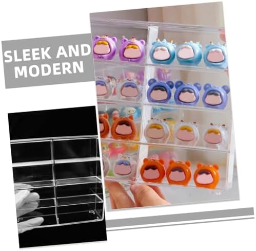 Homoyoyo 2pcs Wall-Mounted Display Case for Collectibles