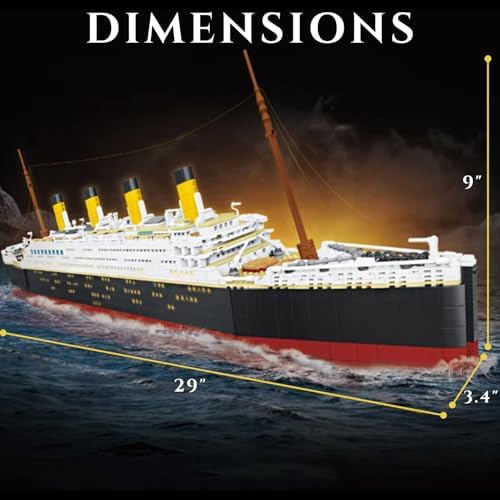 Liberty Imports Titanic Building Blocks Set