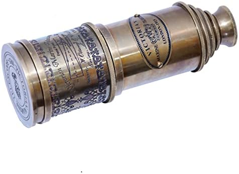Mini Size Tabletop Authentic Brass Telescope Classic Design