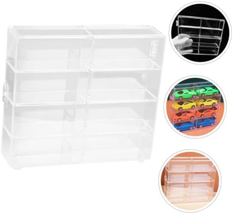 NUOBESTY 2Pcs Wall Mounted Display Case for Collectibles