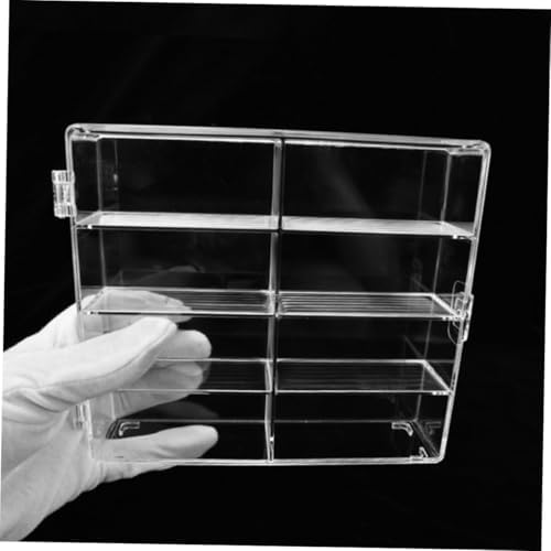 2pcs Display Case for Collectibles and Miniatures with Elegant Wall-Mounted Design