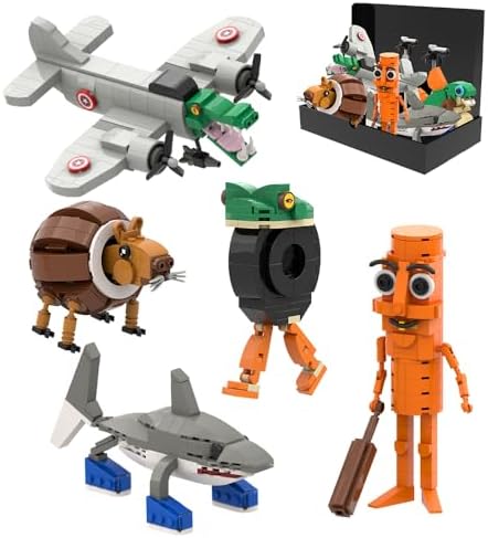 720 Piece Italian Brainrot Building Blocks Set 5-in-1 ABS Construction Kit