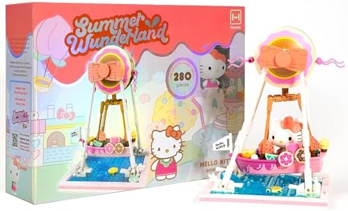 Hamee Hello Kitty Friends Summer Wonderland Water Theme Park Building Block Set