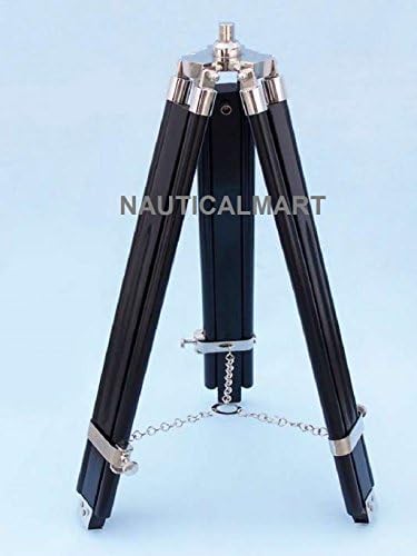 NauticalMart Floor Standing Chrome Telescope 50 Inch