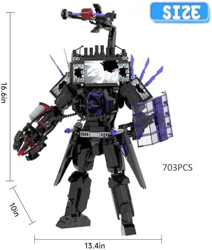 Bentex TV Man Figure Building Block Set 703pcs