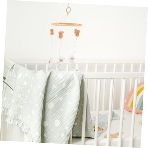 Yardwe Flower Crib Mobile Boho Decor for Nursery