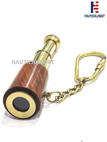 Brass Telescope Key Chain 3 Inches