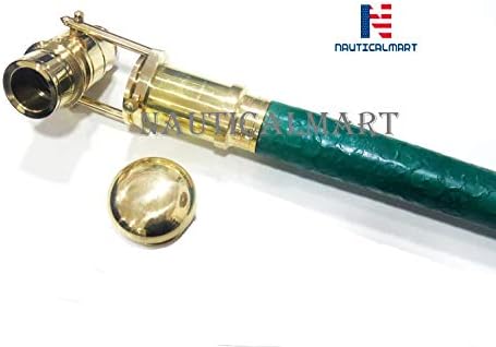 Nautical Collectible Brass Telescope Walking Stick