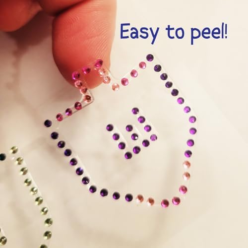 Rite Lite Hanukkah Jewel Stickers - 2 Sheets
