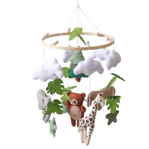 GOODMOM Forest Animals Crib Mobile for Babies