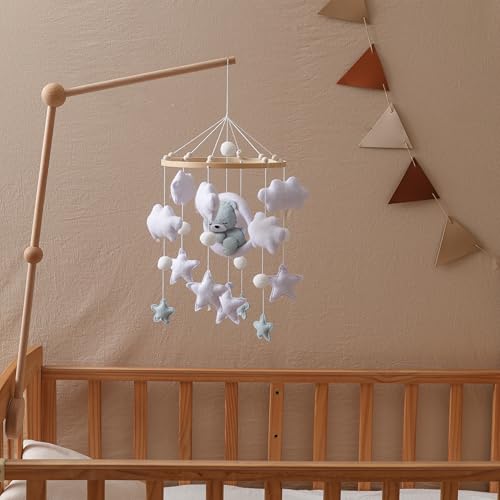 GOODMOM Baby Crib Mobile Bear Nursery Decor