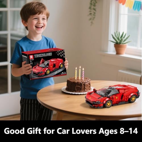 Speed Champions Sports Car Building Kit - 275 Pieces 124 Red SP3