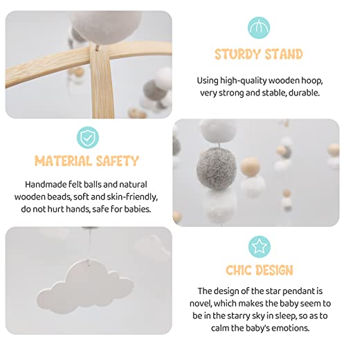 Cloud Crib Mobile - Handmade Baby Decor