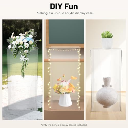 HAOREBAIYU Display Cube Pedestal Art Sculpture Box