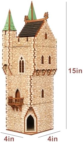 The Great Tower P Medieval Castle DIY Wooden Building Kit