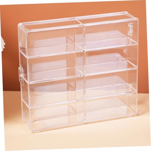 2pcs Display Case for Collectibles and Miniatures with Elegant Wall-Mounted Design