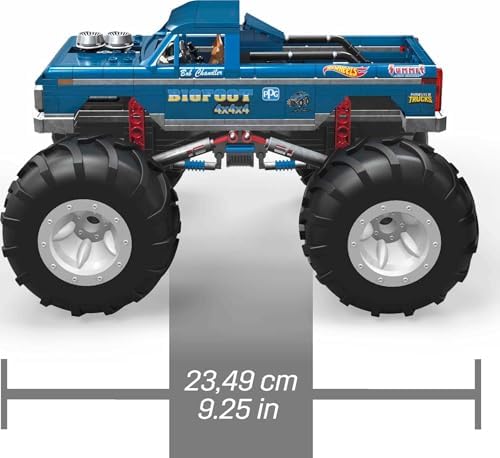 MEGA Hot Wheels Bigfoot Monster Truck Building Set for Adults 118 Scale