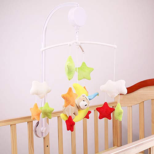 AFUNTA 26 Inch Baby Crib Mobile with Music Box Holder