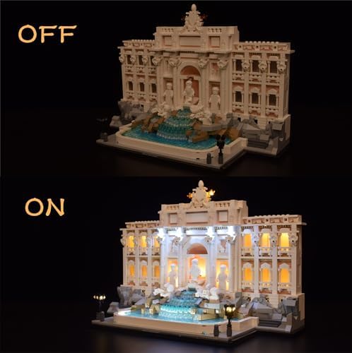 LightGo LED Kit for Lego 21062 Trevi Fountain Remote Control