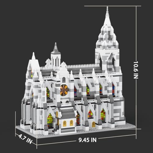 Micro Mini Cologne Cathedral Building Blocks Toy Set 3598 PCS