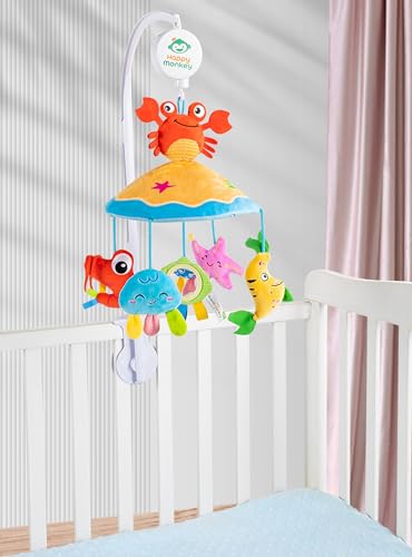 Cribmate 1 Blue Ocean Starfish Jellyfish Mobile Set